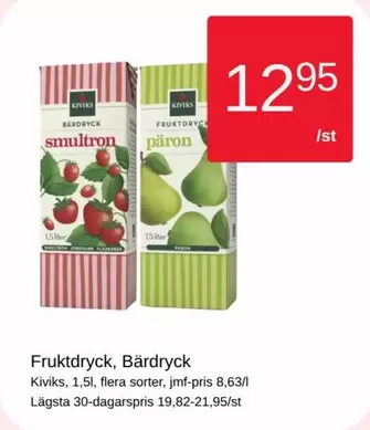 Kiviks - Fruktdryck, Bärdryck