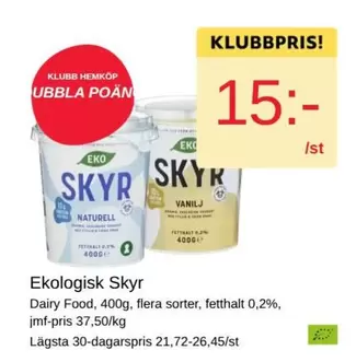 EKO - Ekologisk Sk kyr