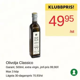 Garant - Olivolja Classico