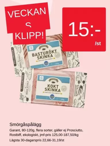 Garant - Smörgåspålägg