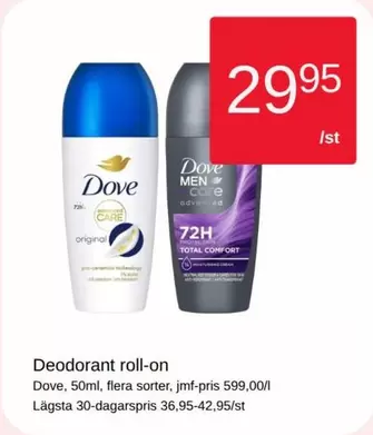 Dove - Deodorant roll-on