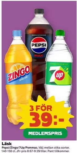 zingo - Pepsi/Zingo/7Up/Pommac