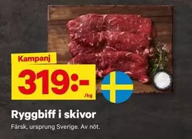 Ryggbiff i skivor