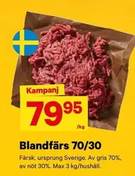 Blandfärs 70/30