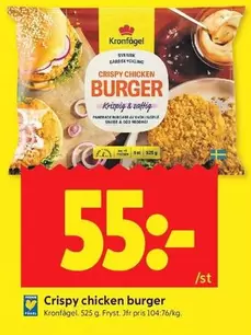 Kronfågel - Crispy Chicken Burger