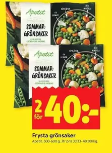 Sommar grönsaker