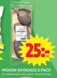 MOGEN AVOKADO 3-PACK