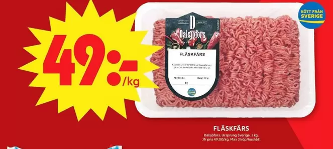 Fläskfärs