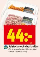 Salsiccia- och chorizofärs