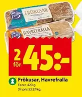 Fazer - Frökusar, Havrefra