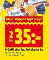 Pågen - Hönökaka 4p, Jolleka 6p