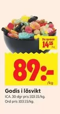 Godis i lösvikt