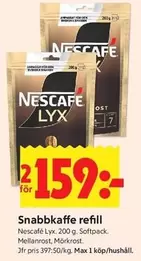 Nescafe - Snabba kaffe refill