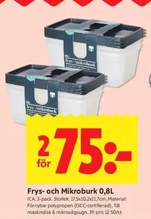 Frys- och Mikroburb 0,8L