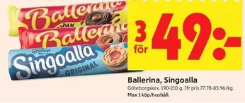 ballerina - Ballerina, Singoalla