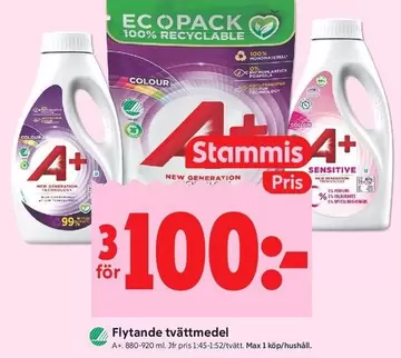 Flytande tvättmedel