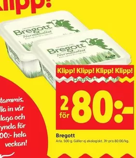 Bregott -  Normal saltat
