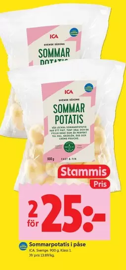 Sommarpotatis i påse