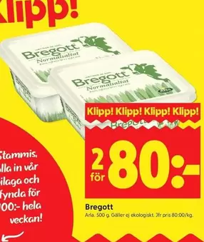 Bregott -  Normaltsaltat
