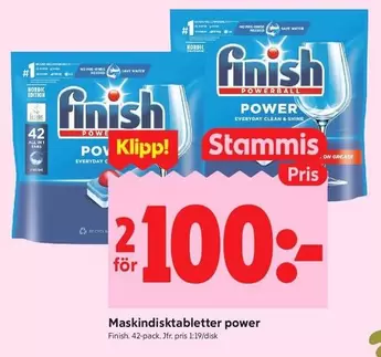 Finish - Maskindisktabletter power