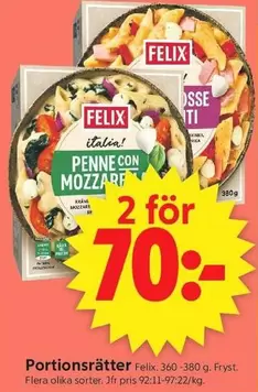 Felix - PENNE CON MOZZARE
