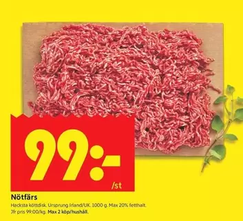 Nötfärs