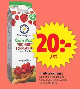 Skånemejerier - Fruktyoghurt