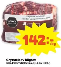 Grytstek av högrev