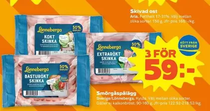 Lönneberga - Skivad ost
