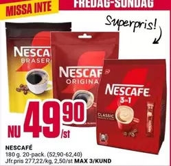 Nescafe - NESCAFÉ BRASSER & ORIGINAL 3IN1