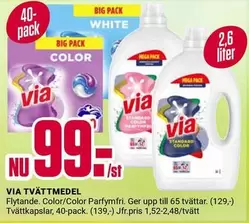 Via - Flytande. Color/Color Parfymfri