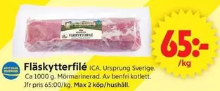 Fläskytterfilé