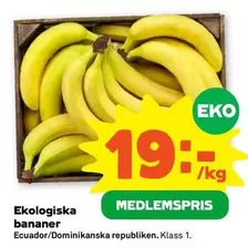 EKO - Ekologiska bananer