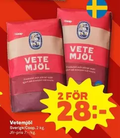 Coop - Vetemjöl