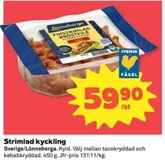 Lönneberga - Strimlad kyckling