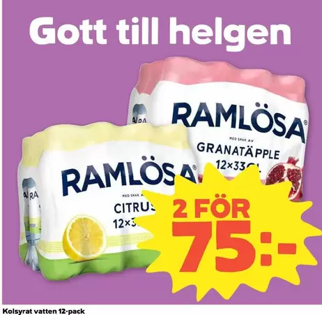 ramlösa - Kolsyrat vatten