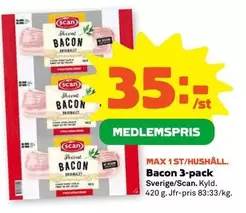Scan - Bacon 3-pack
