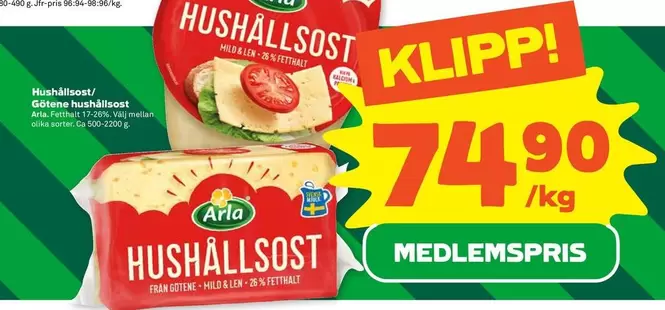 Arla - Hushållost