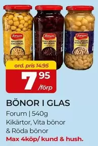 Bönor i glas