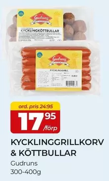 KYCKLINGGRILLKORV & KÖTTBULLAR