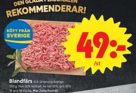 Blandfärs