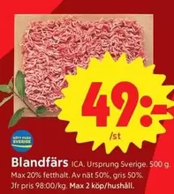 Blandfärs