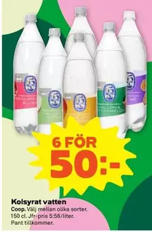 Coop - Kolsyrat vatten