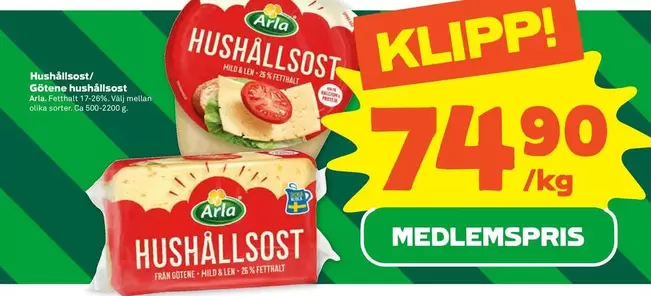 Arla - Hushållost