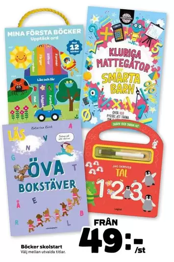 Böcker skolstart