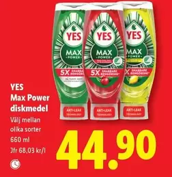 Yes - Max Power diskmedel