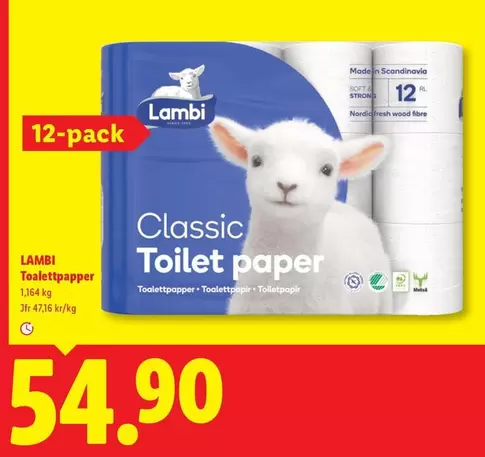 Lambi - Classic Toilet paper