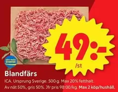 Blandfärs