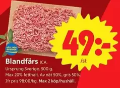Blandfärs