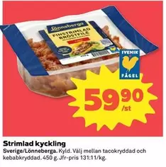 Lönneberga - Strimlad kyckling